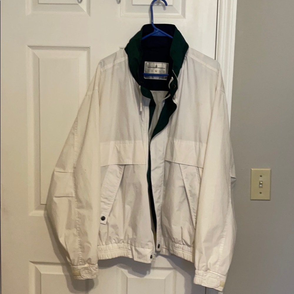 White rain Jacket